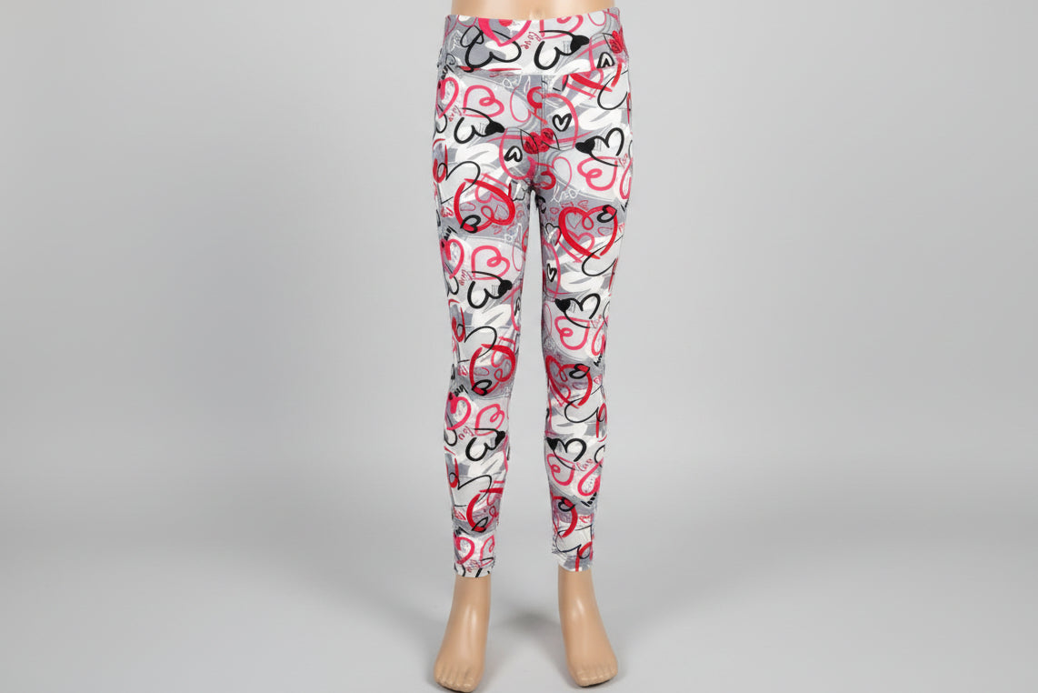 Heart design leggings