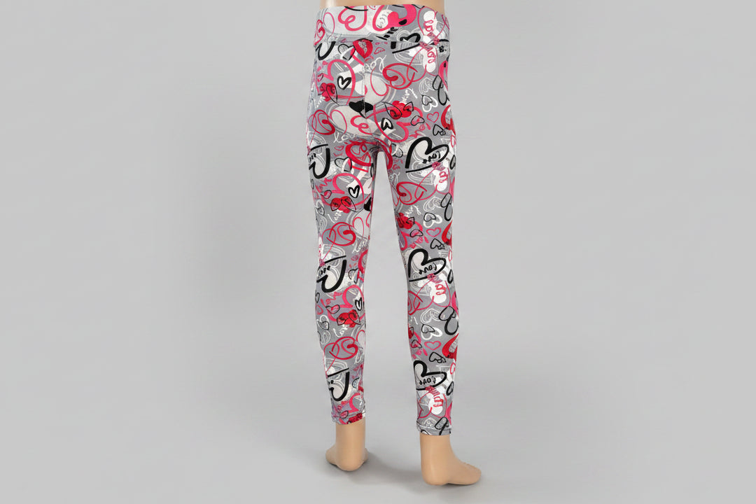 Heart design leggings