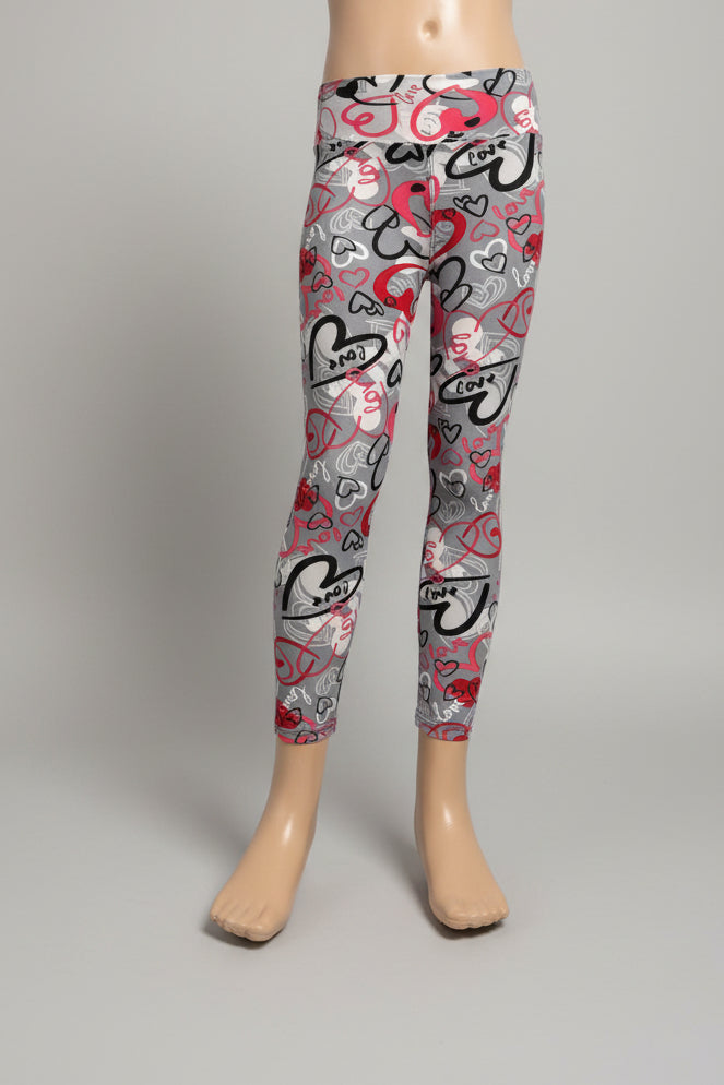 Heart design leggings