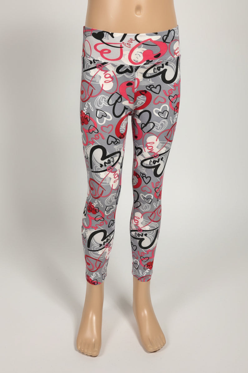 Heart design leggings