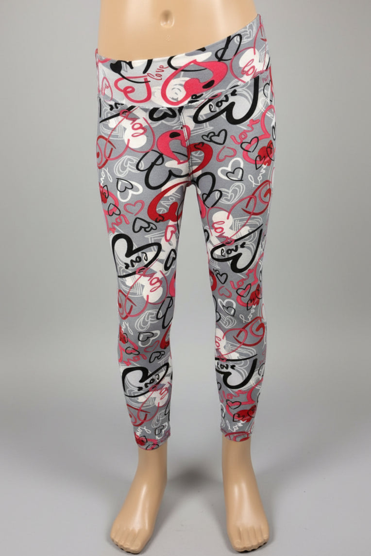 Heart design leggings
