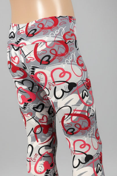 Heart design leggings