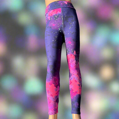 Cosmos design full length stretch leggings