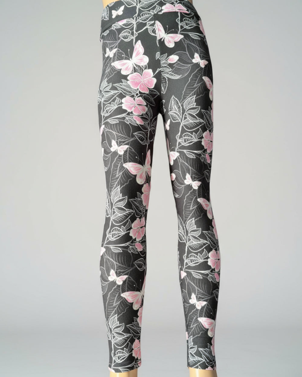 Flower & butterfly patterned leggings