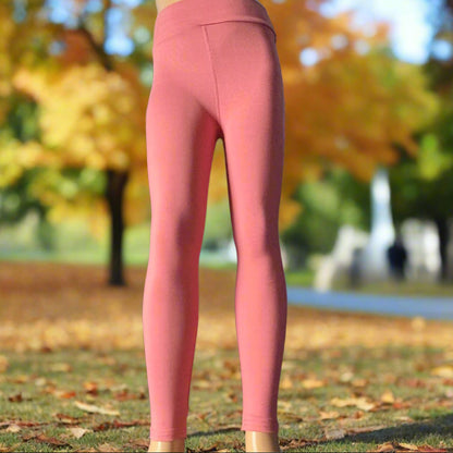 Solid colour, soft, stretch leggings in black, green, navy, grey, orange, pink, fuchsia, purple and more!