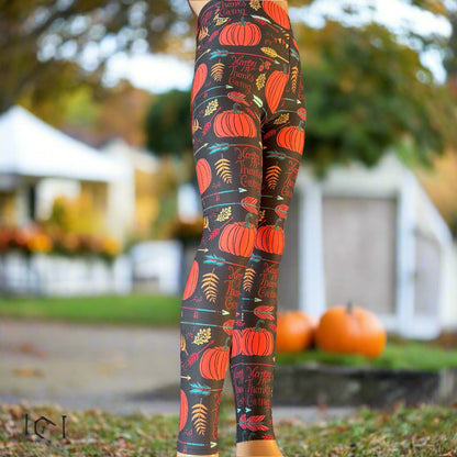 Thanksgiving holiday leggings