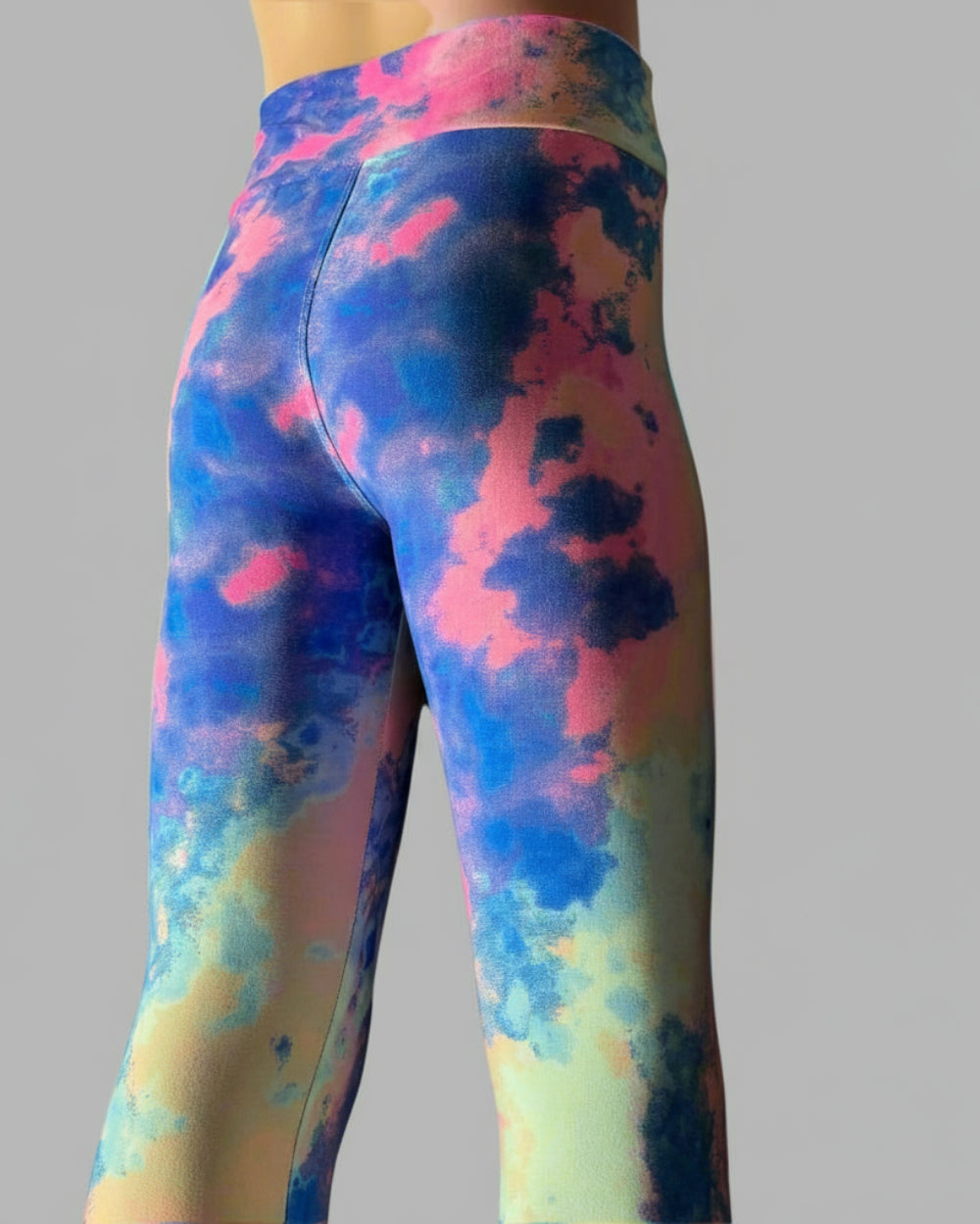 Tie-dye design soft leggings