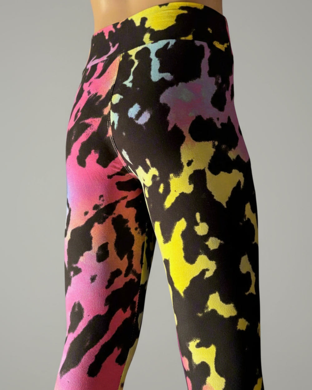 Funky design full length stretch leggings