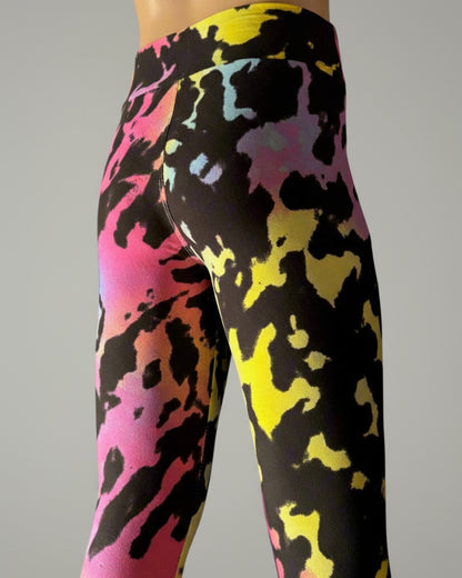 Funky design full length stretch leggings
