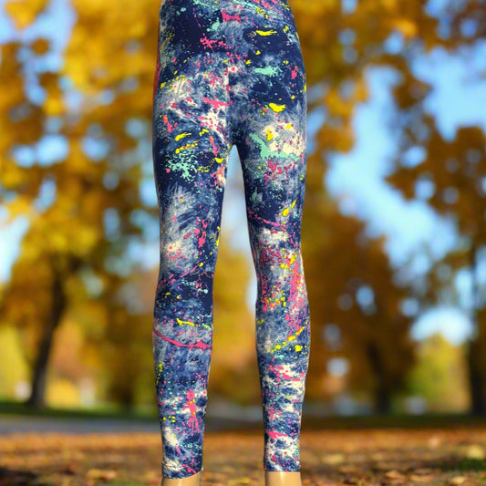 Pomo design full length soft, stretchy leggings