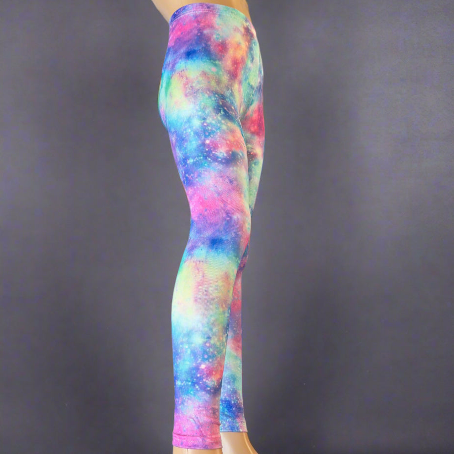 Outer space full length stretch leggings