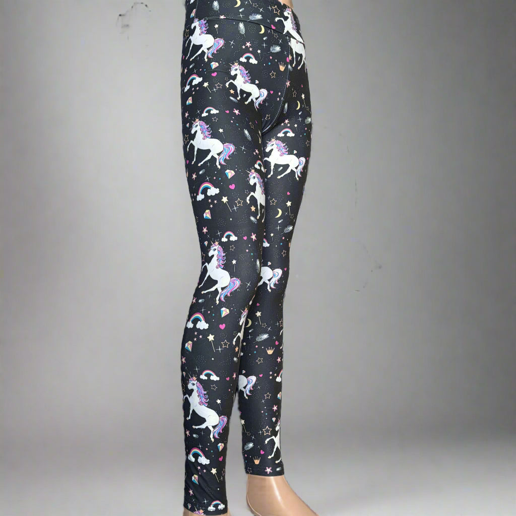 Rainbow pony leggings