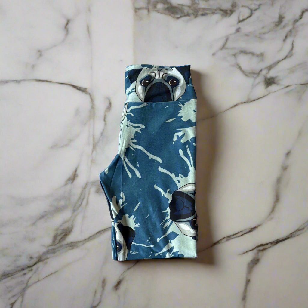 Pug dog leggings