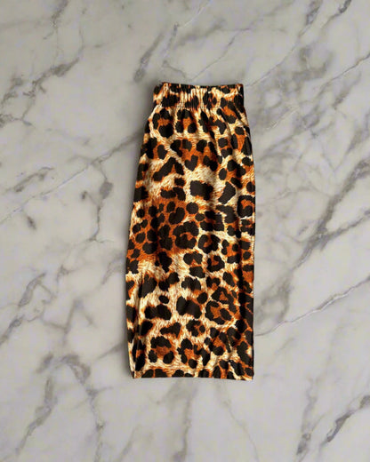 'Wild leopard' design full length leggings
