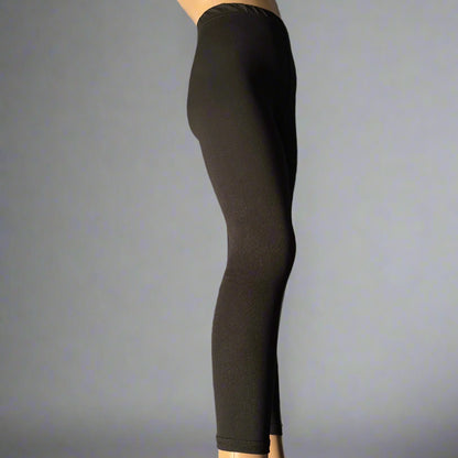 Black paw love design full length stretch leggings