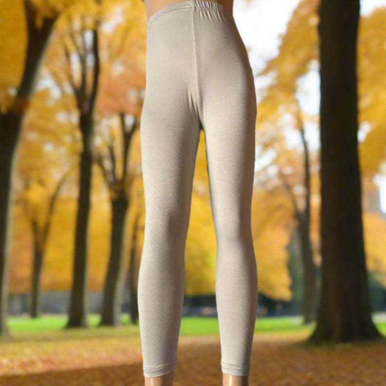 Lightweight grey stretch leggings