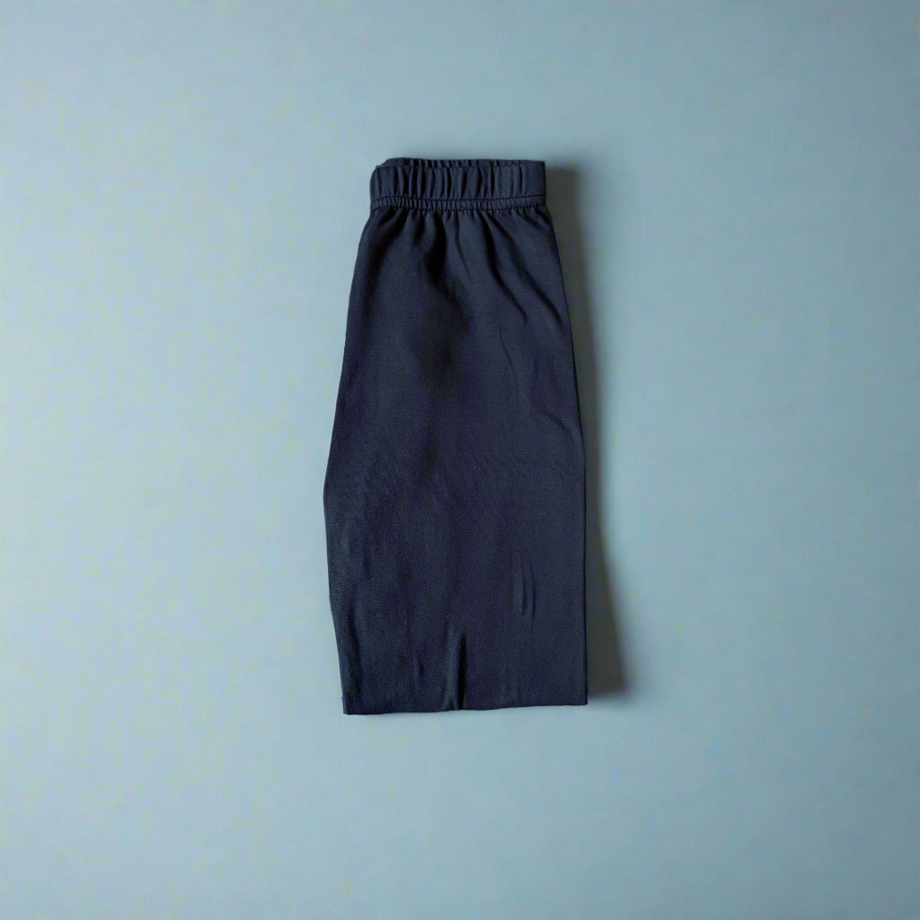 Lightweight navy full length stretch leggings