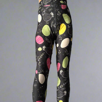 Chicken & Egg design leggings