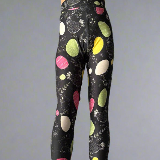 Chicken & Egg design leggings