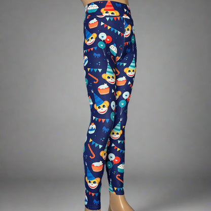 Party monkey design cute leggings