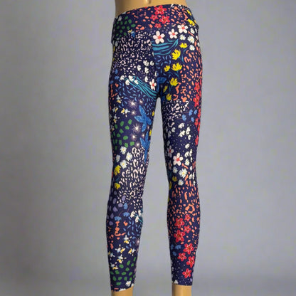 Funky floral leggings