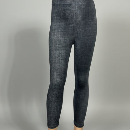 Denim pattern leggings