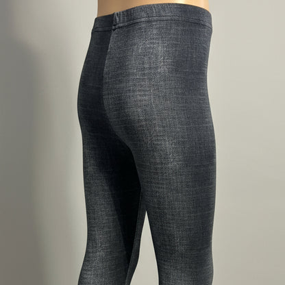 Denim pattern leggings