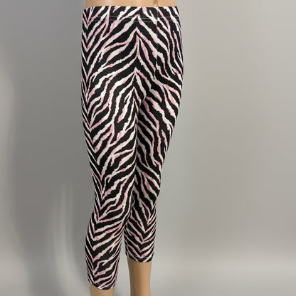 Pink tiger stripe leggings