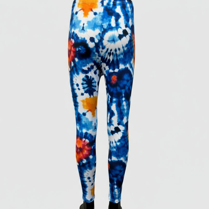Hippy style full length stretch leggings