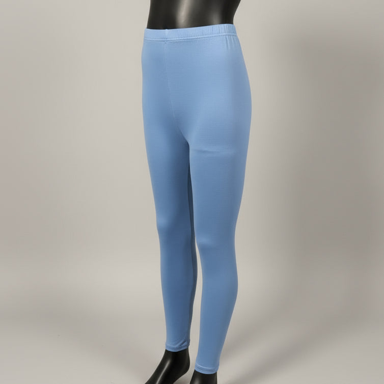 Light blue lightweight leggings
