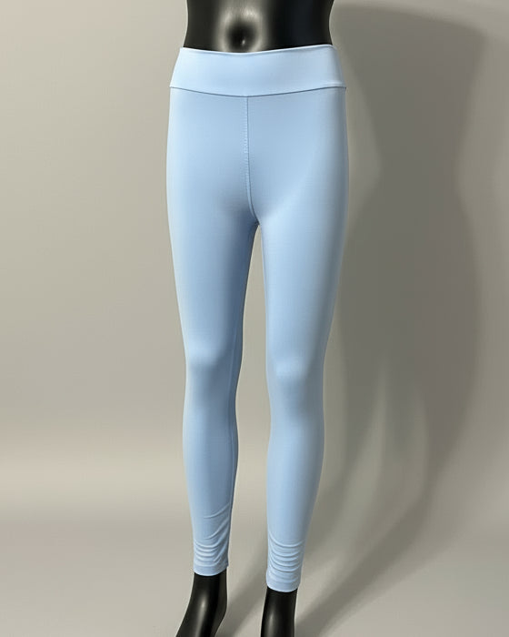 Solid colour, soft, stretch leggings in black, green, navy, grey, orange, pink, fuchsia, purple and more!