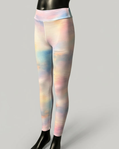 Sunset Pastels design leggings