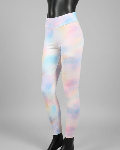 Sunset Pastels design leggings