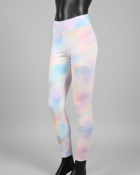 Sunset Pastels design leggings