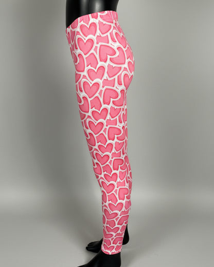 Heart design leggings