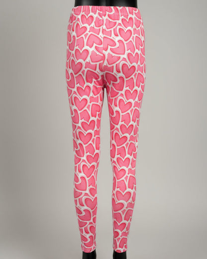 Heart design leggings