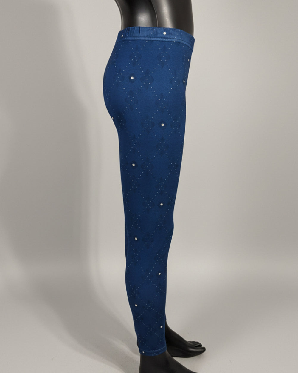 'Midnight Class' design full length stretch leggings