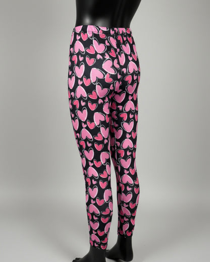 Heart design leggings
