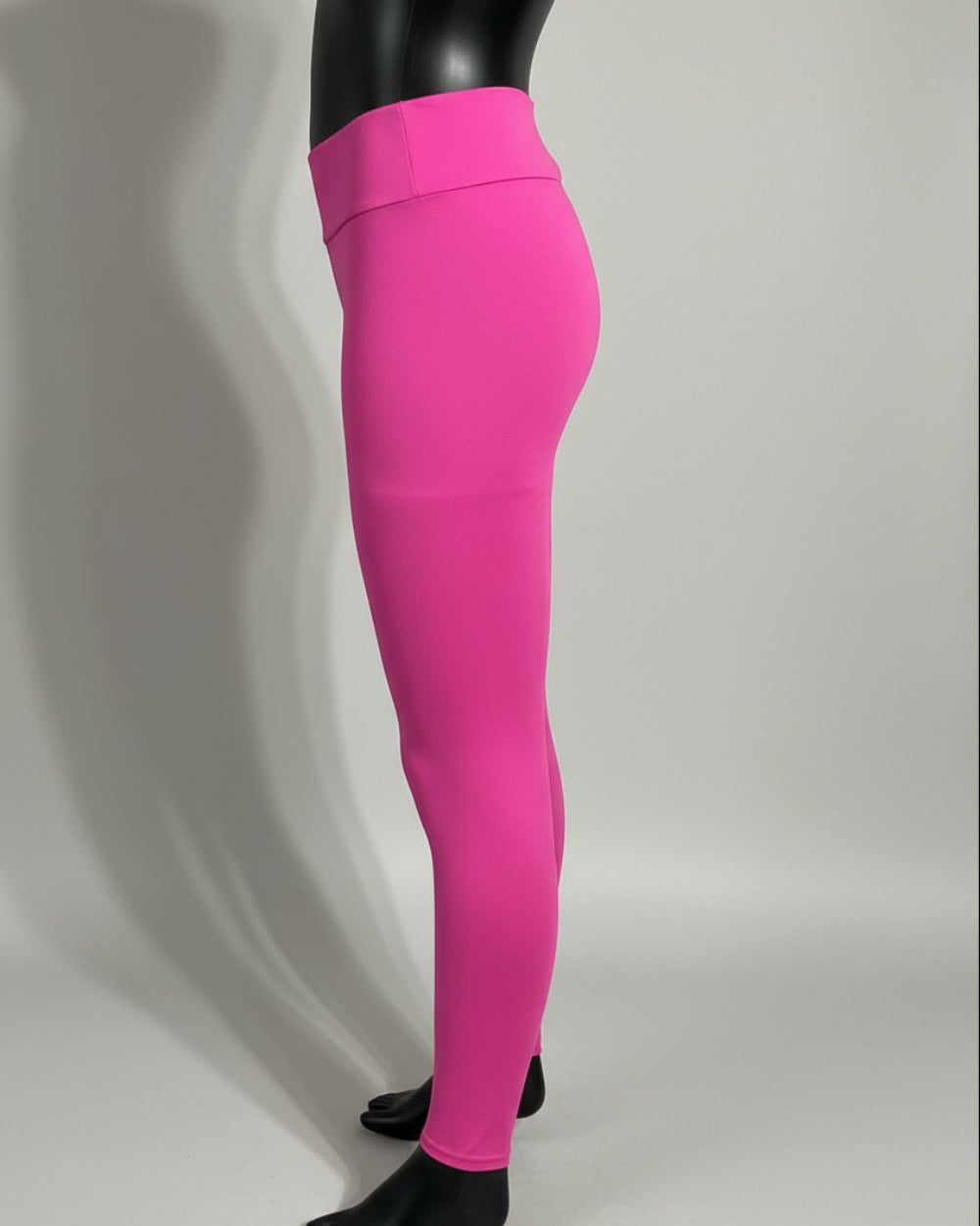 Solid colour, soft, stretch leggings in black, green, navy, grey, orange, pink, fuchsia, purple and more!