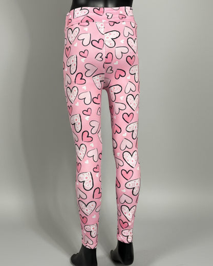Heart design leggings