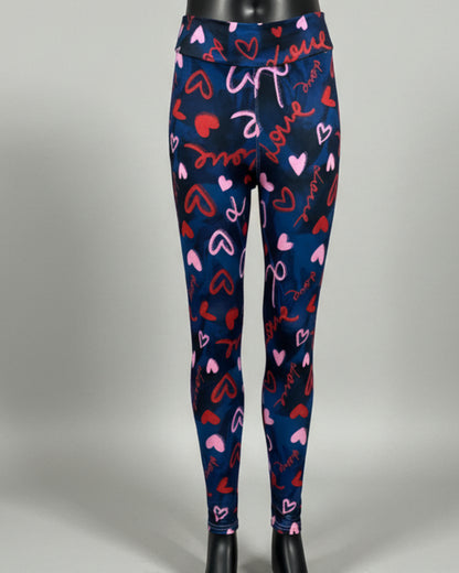 Heart design leggings