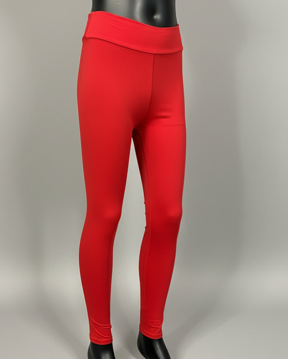 Red soft touch stretch leggings