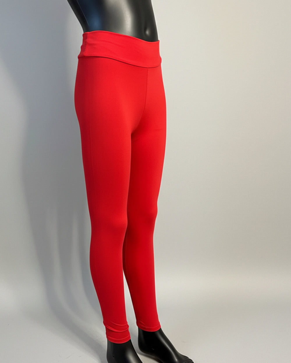 Red soft touch stretch leggings