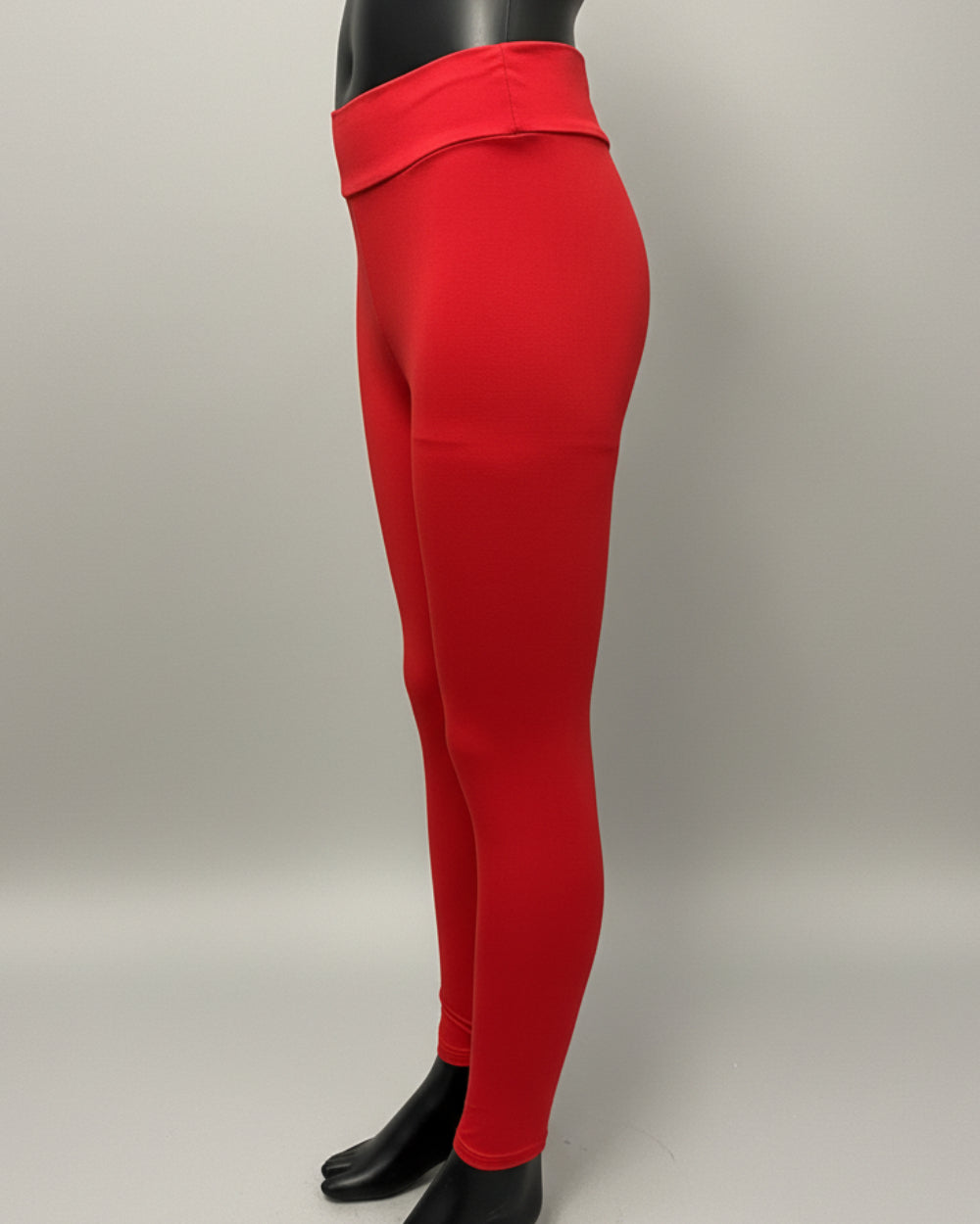 Red soft touch stretch leggings