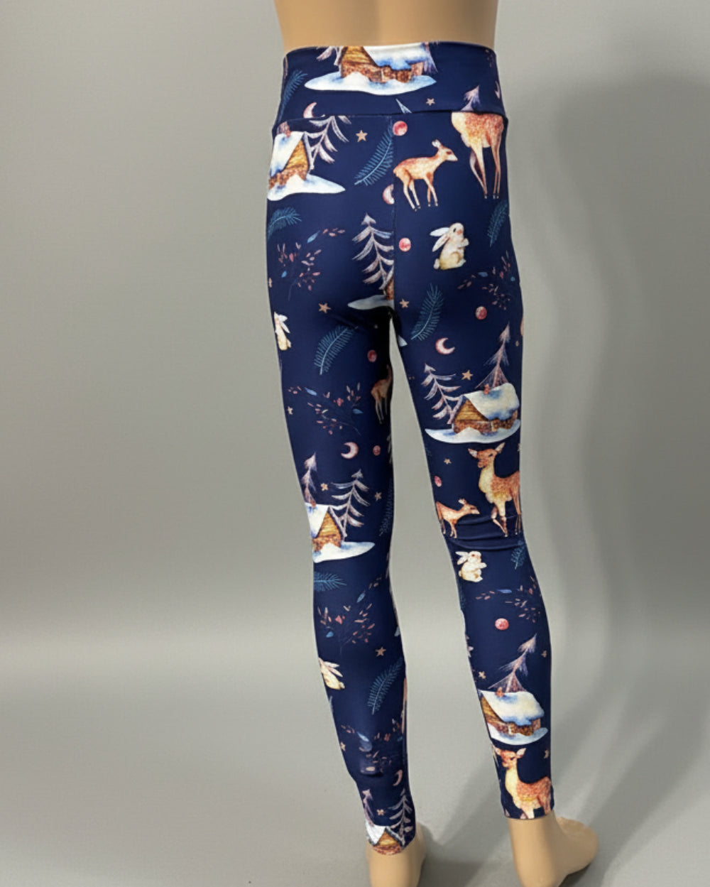 Winter forest cottage leggings