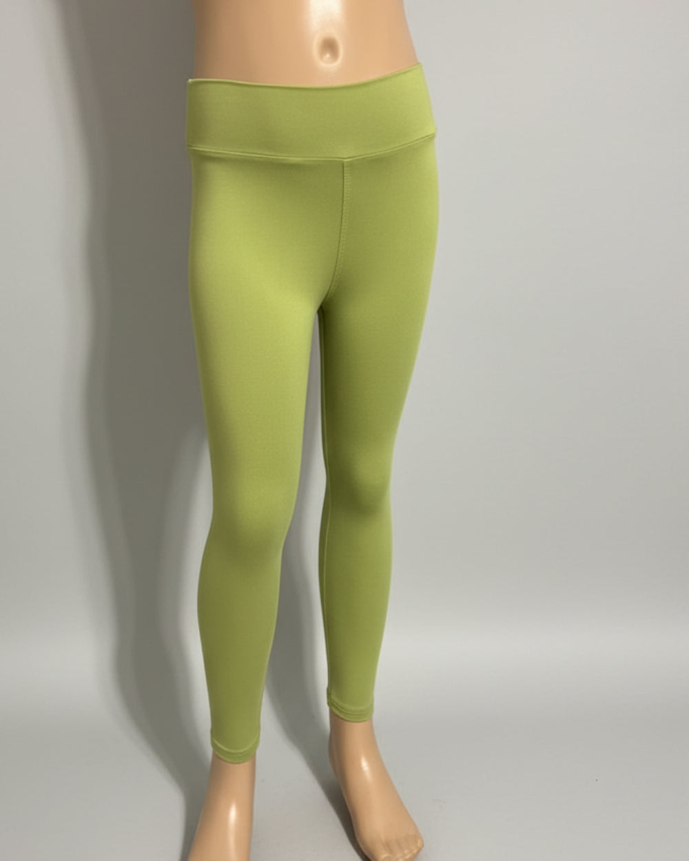 Olive green soft touch stretch leggings