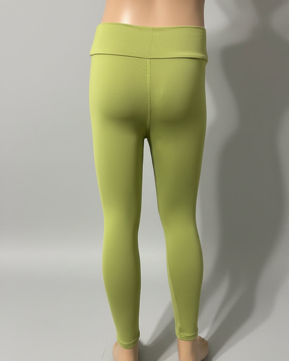 Olive green soft touch stretch leggings
