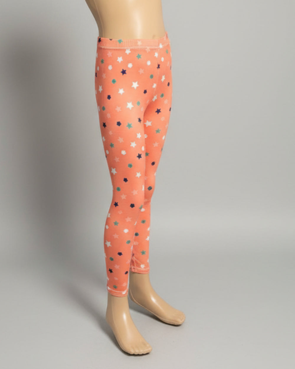 Orange star design leggings