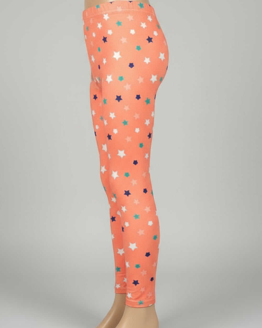Orange star design leggings