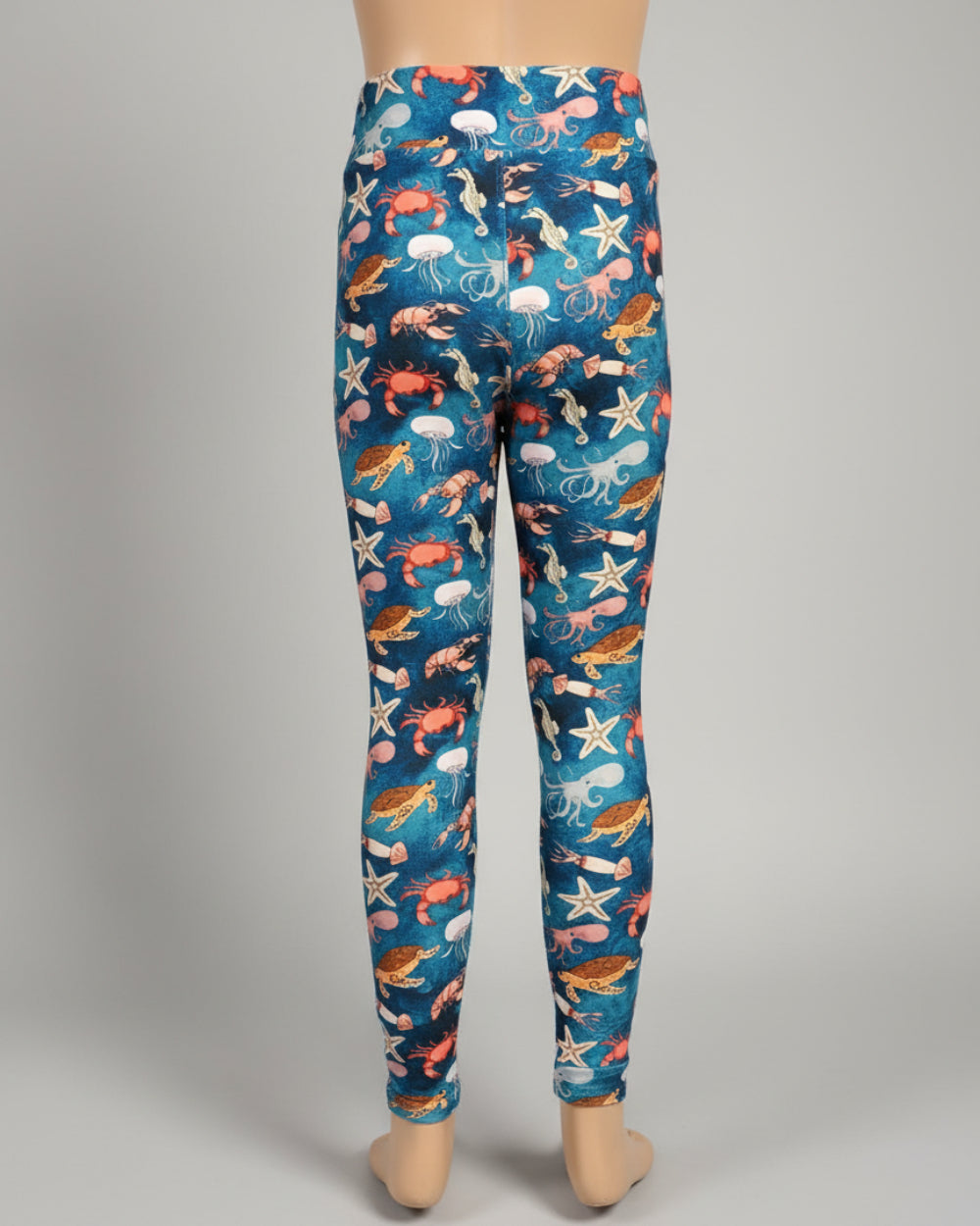 Sea creatures full length, stretch leggings